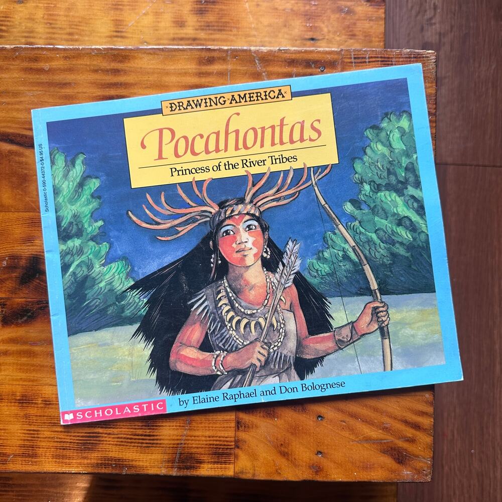 Vintage 1993 Pocahontas Princess of The River Tribes Paperback Book